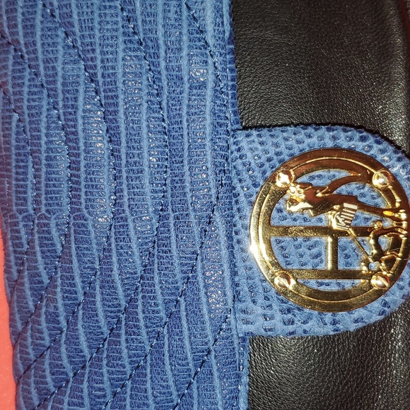 Henri Bendel No 7 Quilted Mini Lambskin Leather Wristlet Gold Hardware - Picture 3 of 14